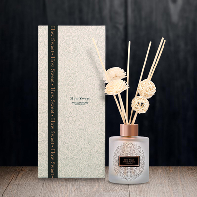 Aroma Reed Diffuser Luxury 126ml ringsum Flaschen-Geschenk-Satz mit Sola Flower
