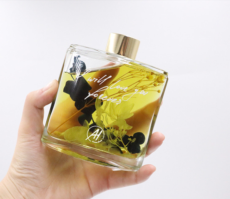 Quadrat-Flaschen-Luxusgeschenk Aroma-Reed Diffusers 180ml eingestellt mit weißem Kasten