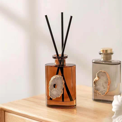 Luxusgeschenk Aroma-Reed Diffusers 180ml Brown stellte mit weißer Shell Decoration ein