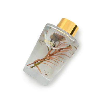 Amber Patchouli Glass Reed Diffuser Mini Reed Diffuser For Bathroom