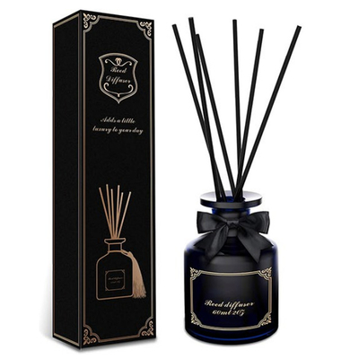 Personifiziertes schwarzes 100ml Aroma Reed Diffuser Non Toxic Eucalyptus