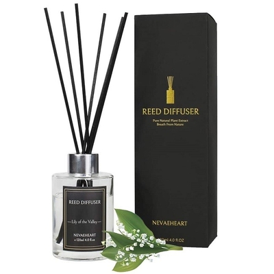 Lavendel-Zitrusfrucht-Aroma Reed Diffuser For Room Fragrance des Klarglas-120ml