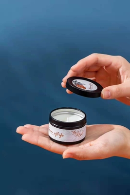 Aroma roch Woodwick Tin Can Candle Gold Black für Reise