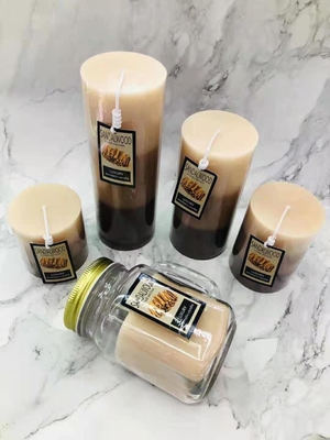 Sojabohnenöl-Kerzen-Säule 3.5oz 4.5oz roch handgemachte Kerzen für Entspannung