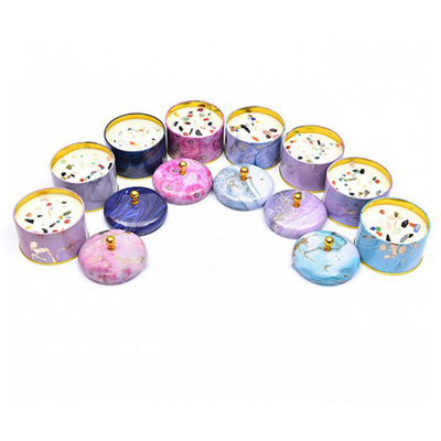 Handgemachtes duftendes Sojabohnenöl-Wachs-Metall Tin Can Candle 100ml 250ml