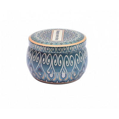 Einzigartige kleine Aluminium-Tin Can Candle With Stone-Dekoration 120g