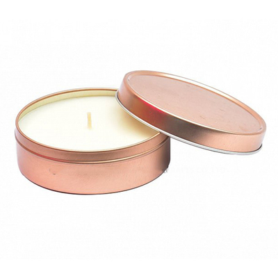 Aluminiummetall Mini Tin Candles For Votive Tealight 3oz des duftenden Sojabohnenöl-Wachses