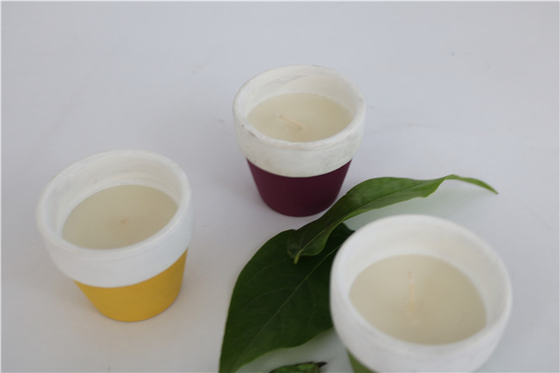 Aroma-Ausgangsodm roch Sojabohnenöl-Wachs, das keramische Kerze 2 Unze rüttelt