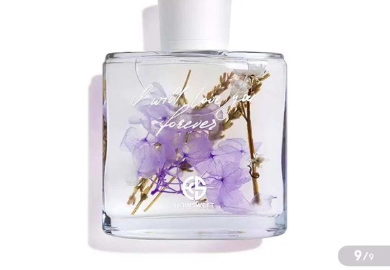 Raum-Parfüm-Aroma Reed Diffuser 100ml mit Trockenblume-Dekoration