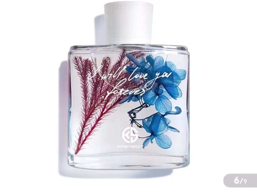 Raum-Parfüm-Aroma Reed Diffuser 100ml mit Trockenblume-Dekoration
